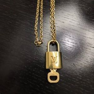 Louis Vuitton Accessories - LV chain with lock necklace Louis Vuitton Accessories - LV chain with lock necklace